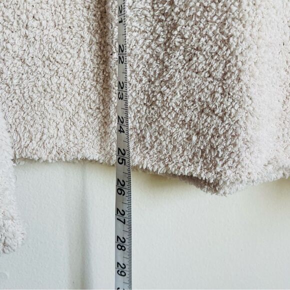 LUCA + GRAE Beige Sherpa Wide Sleeve Turtleneck Sweater M/L - Picture 8 of 8